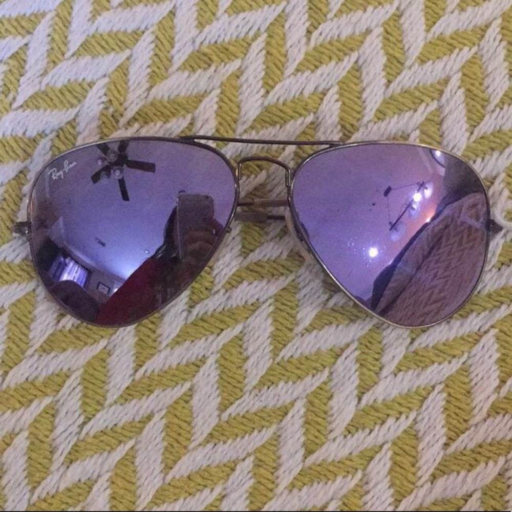Ray-Ban Flash Lens Aviators- AUTHENTIC